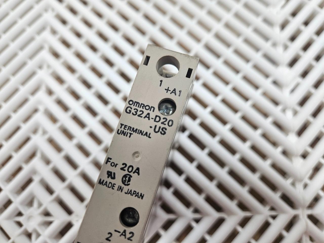 Omron G32A-D20-US Short-Circuit Safety Relay 20A - Used - Image 9