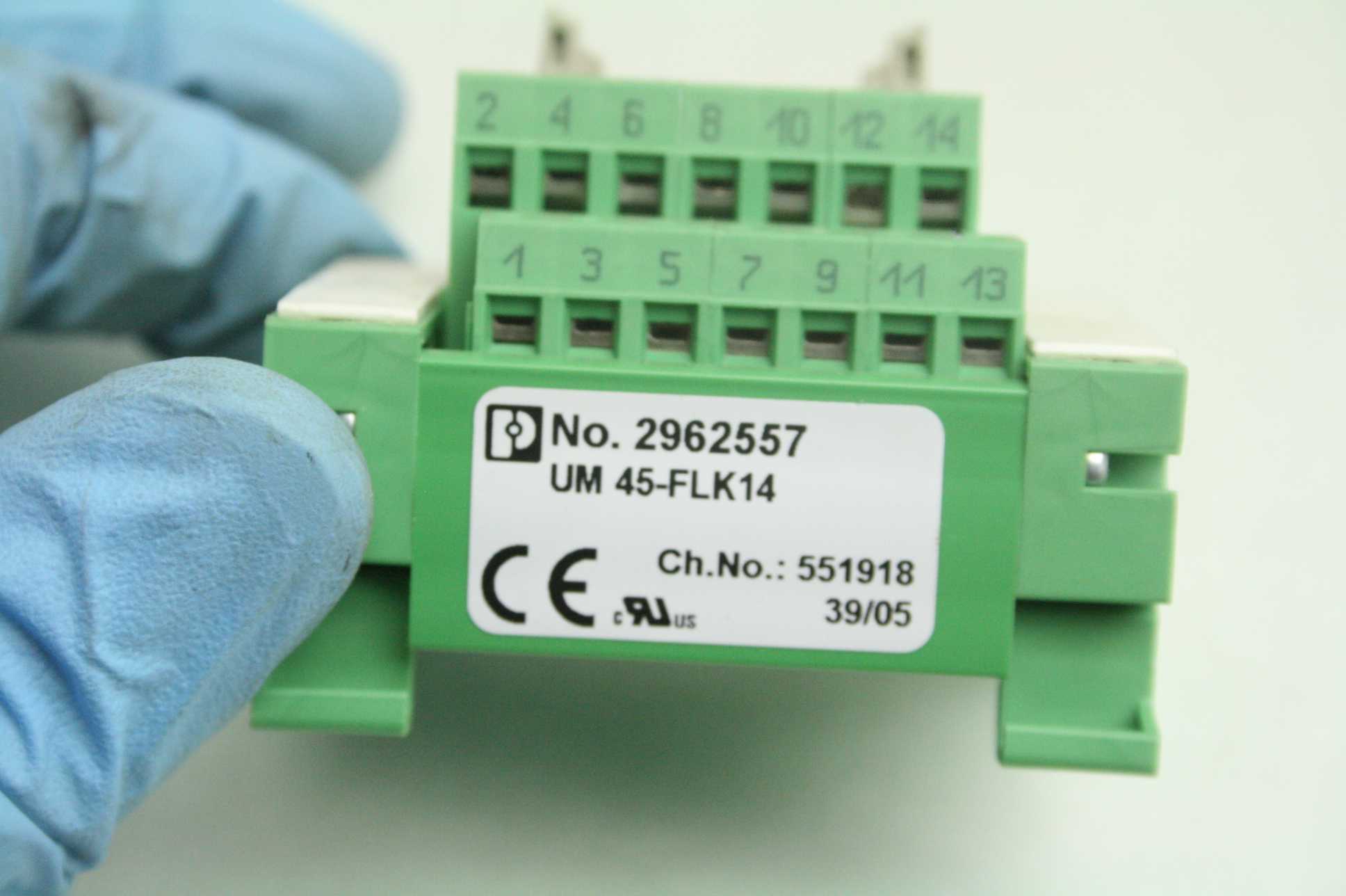Phoenix Contact UM45-FLK14 Breakout Interface Module 8 Channel IDC 14 Pin Conn. - Used - Image 10