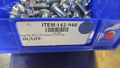 (Qty 240) M12 x 35mm Flanged Hex Head Bolt / Screw Class 10.9 Fastenal 11115695 - New - Image 11