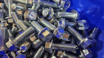 (Qty 240) M12 x 35mm Flanged Hex Head Bolt / Screw Class 10.9 Fastenal 11115695 - New - Image 12
