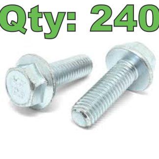 (Qty 240) M12 x 35mm Flanged Hex Head Bolt / Screw Class 10.9 Fastenal 11115695 - New