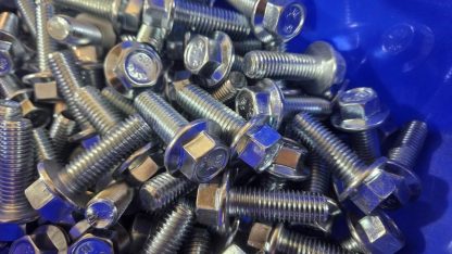 (Qty 240) M12 x 35mm Flanged Hex Head Bolt / Screw Class 10.9 Fastenal 11115695 - New - Image 5