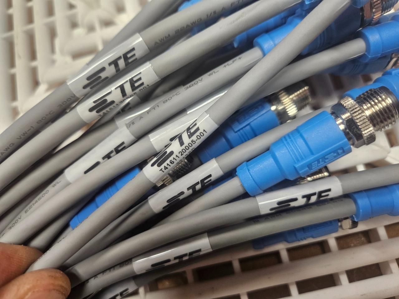 (Qty 30) TE T4161120005-001 M12 Cable Assembly 5 Position 0.5m Cable Length - New - Image 14