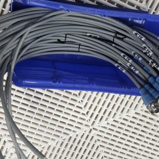 (Qty 30) TE T4161120005-001 M12 Cable Assembly 5 Position 0.5m Cable Length - New