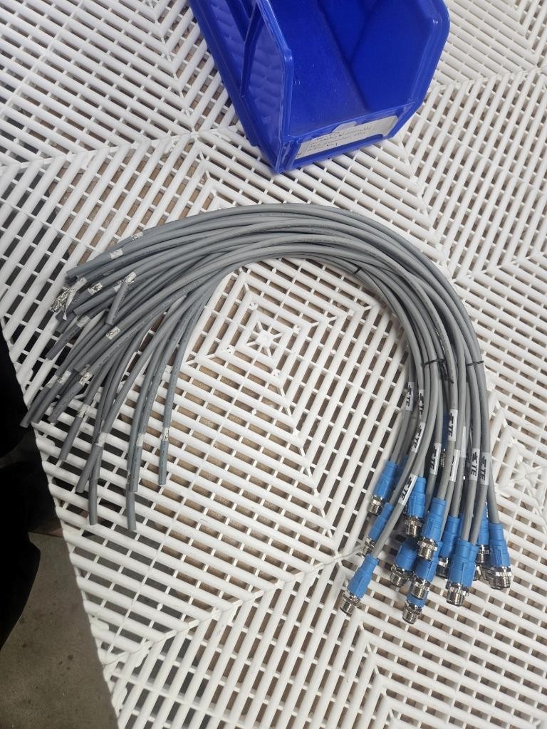 (Qty 30) TE T4161120005-001 M12 Cable Assembly 5 Position 0.5m Cable Length - New - Image 8