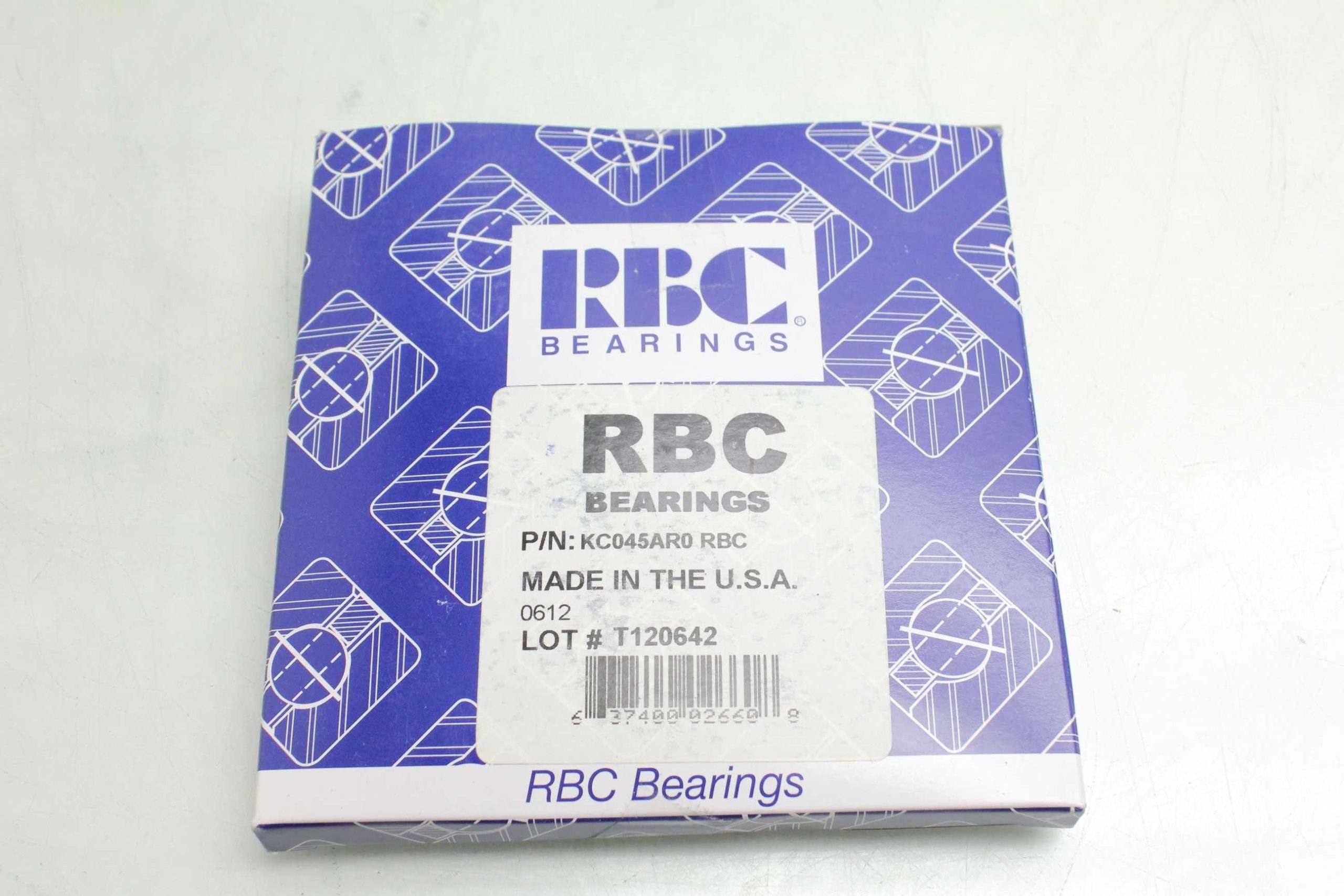 RBC KC045AR0 4.5" Bore Thin Section Angular Contact Bearing - New - Image 8