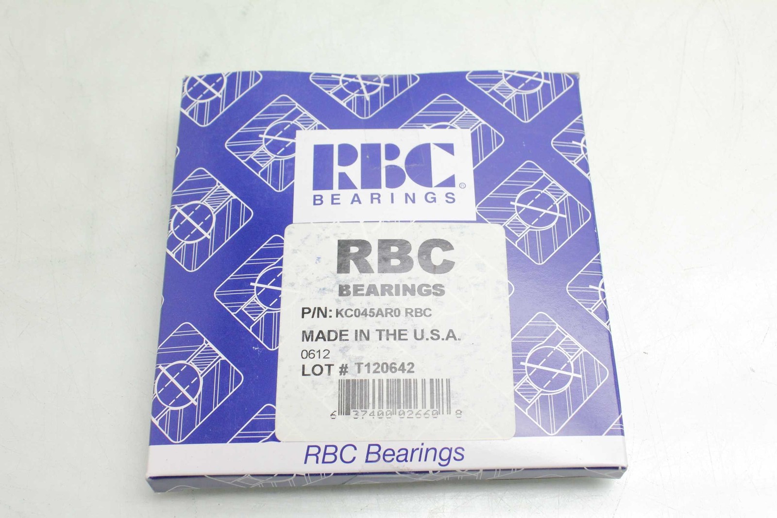 RBC KC045AR0 4.5" Bore Thin Section Angular Contact Bearing - New