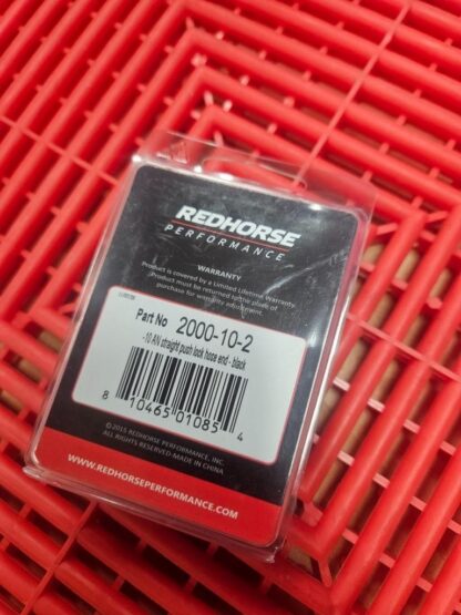 Redhorse Performance 2000-10-2 Straight Push Lok Hose Barb -10 AN Aluminum - New - Image 3