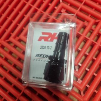 Redhorse Performance 2000-10-2 Straight Push Lok Hose Barb -10 AN Aluminum - New
