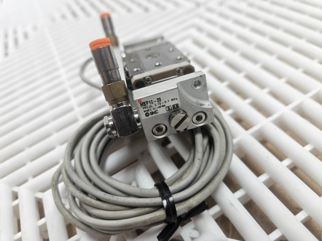SMC MXP10-20 Guided Cylinder Slide Table D-M9B Limit Switch - Used - Image 4