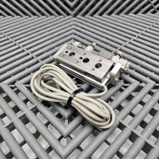 SMC MXQR6-30C Dual Rod Guided Air Cylinder Slide Table 6mm Bore x 30mm Stroke - Used
