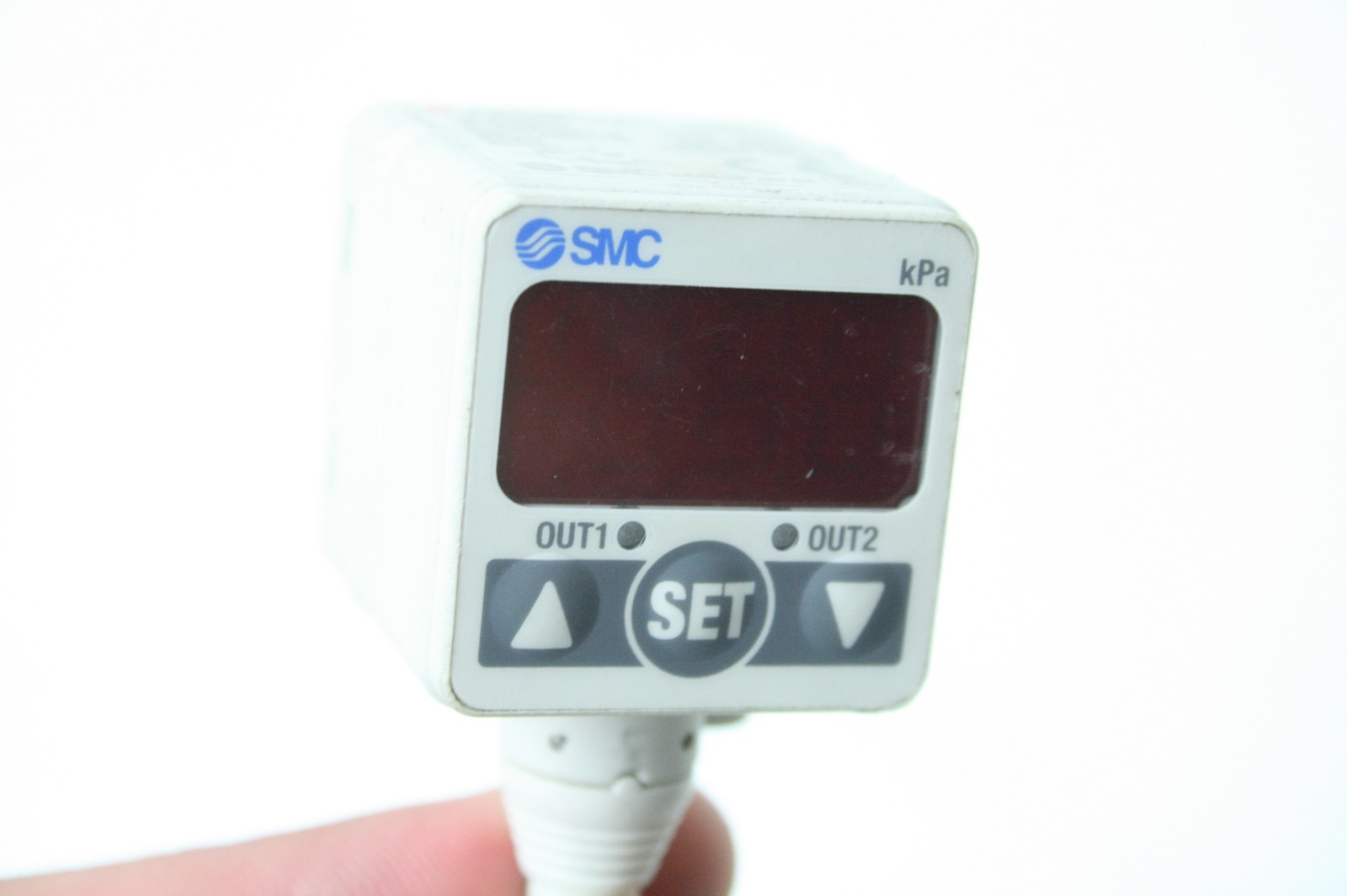 SMC ZSE40-T1-22L High Precision Digital Vacuum Pressure Switch 10 to -101.3 kPA - Used - Image 6