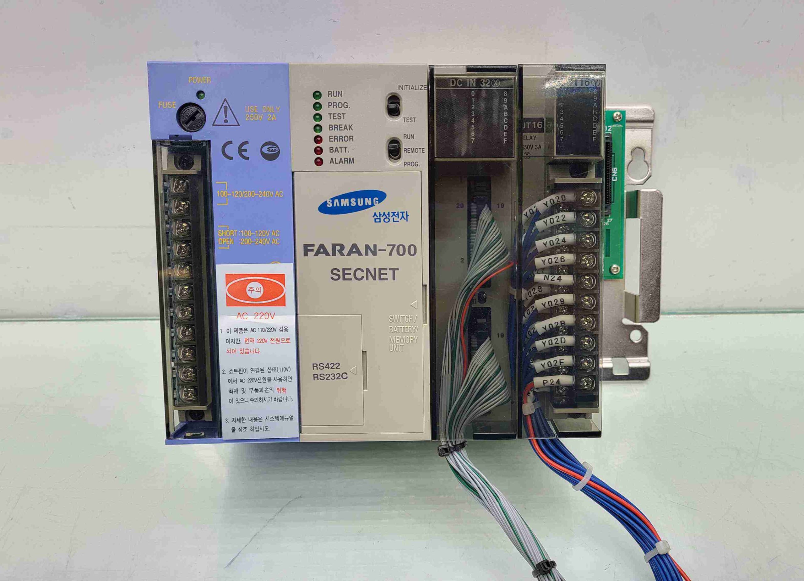 Samsung FARA N-700 Secnet PLC with DC Input 32P & Relay Output 16P - Used - Image 12