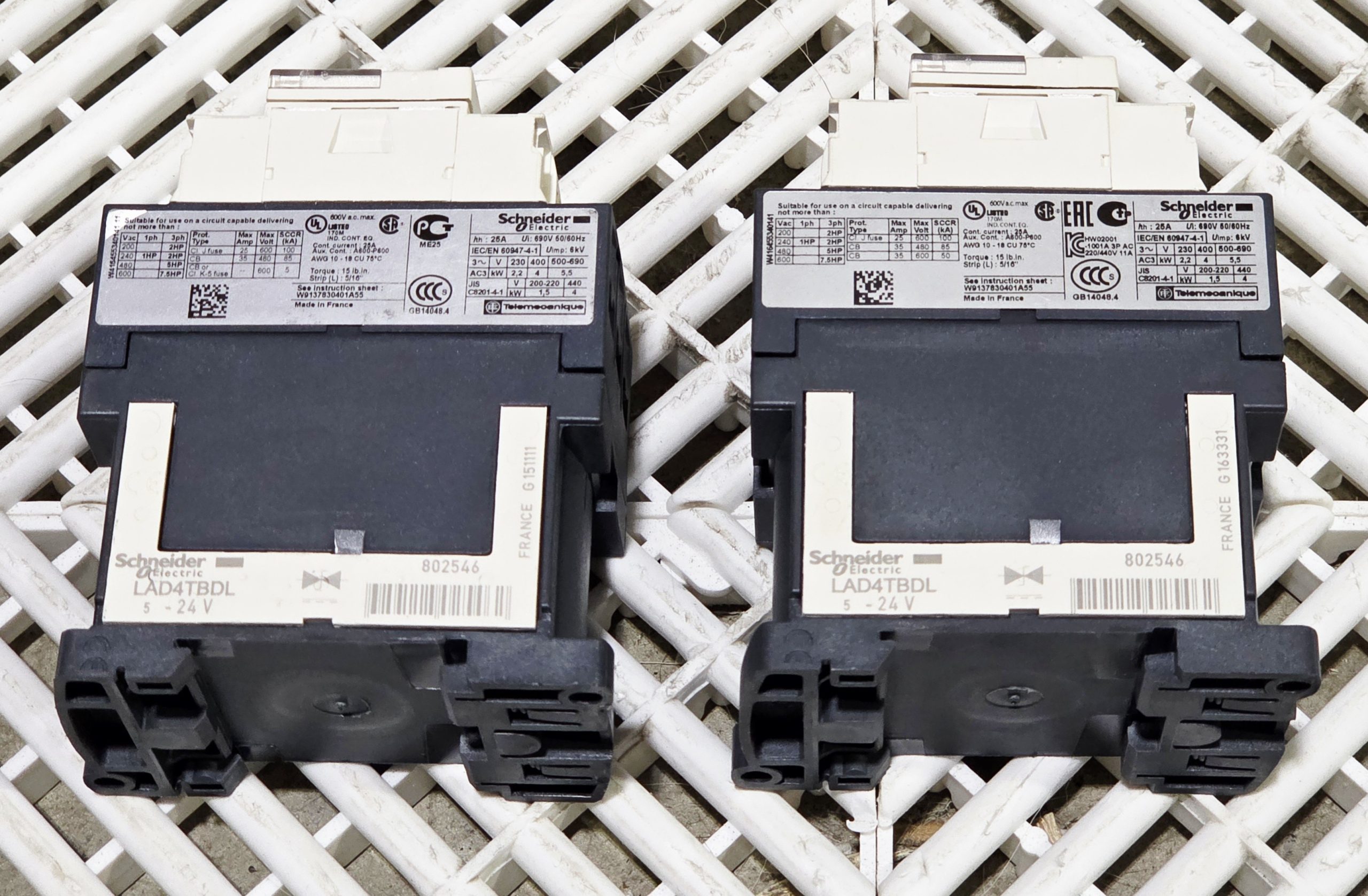 Schneider LC1D09BL/BD TeSys D 9A 24VDC Contactor w/ LAD4TBDL Lot/6 - Used - Image 15