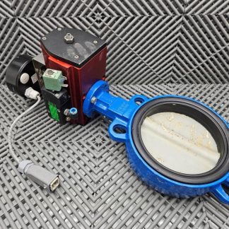 Socla Sylax 149G011005 DN150 / 6" Wafer Butterfly Valve Rotork RC230-DA Actuator - Used