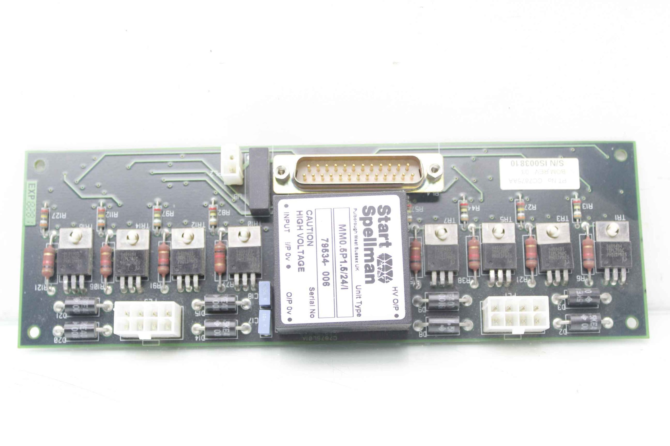 Start Spellman MM0.5P1.5/24/I High Voltage Control Board 79534-006 - Used - Image 9
