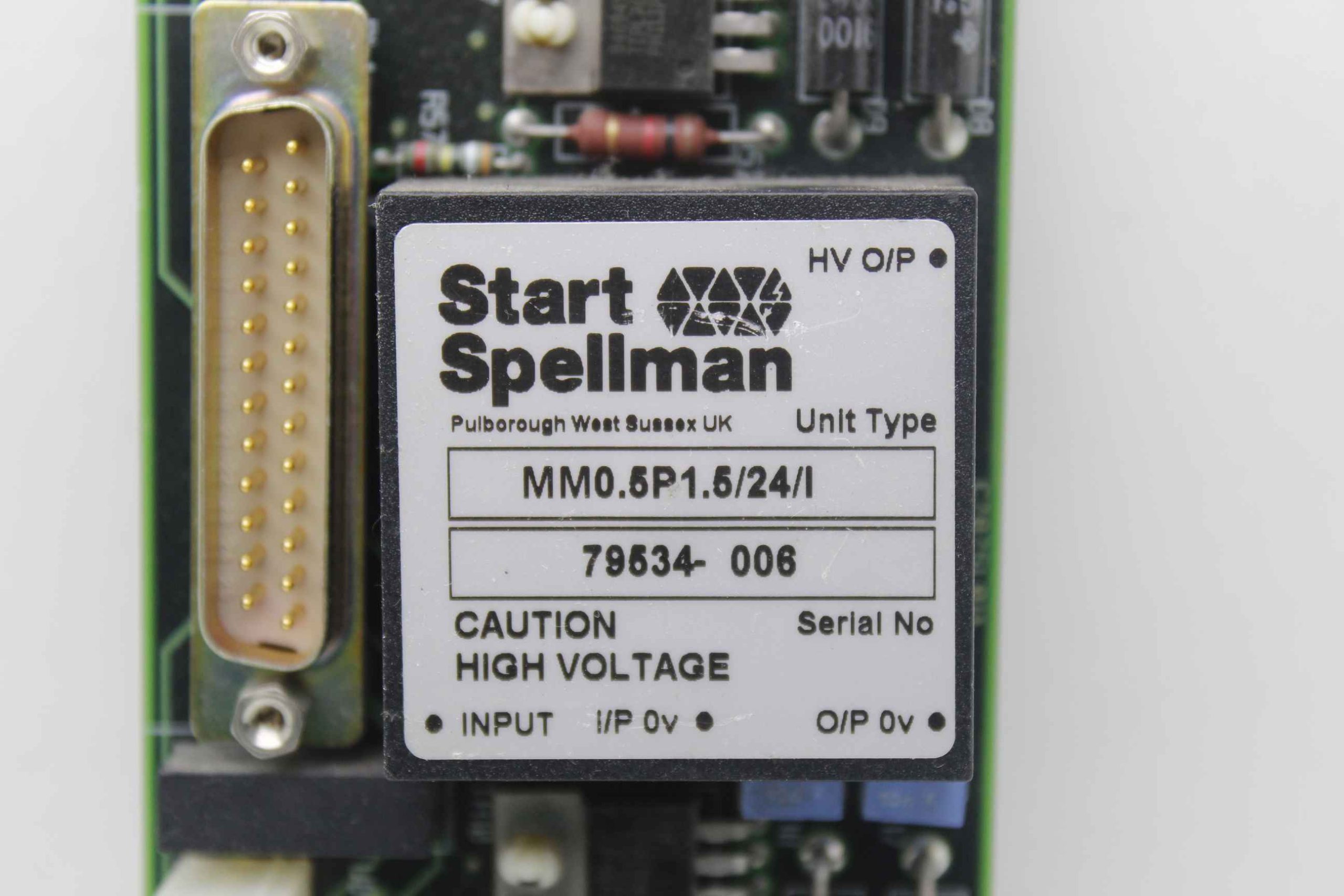 Start Spellman MM0.5P1.5/24/I High Voltage Control Board 79534-006 - Used - Image 10
