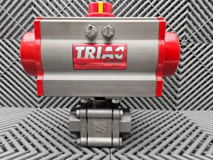 Triac 2R80SR Spring Return Stainless 1" NPT Ball Valve 3-Way 88TX1002R3SAX - Used - Image 13