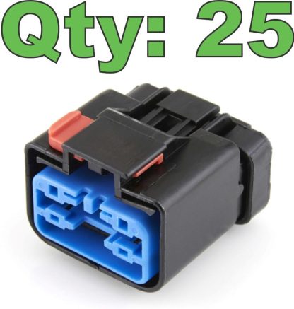 New Aptiv 54201009 Apex 2.8 10-Way Sealed Female Hybrid Connector, Black - New - Image 22