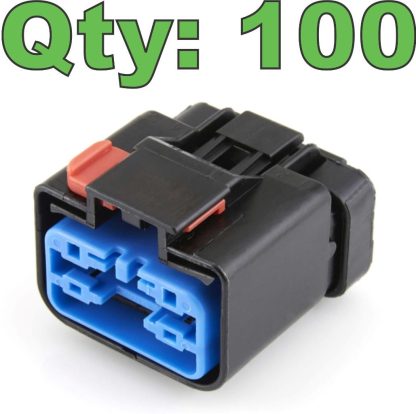 New Aptiv 54201009 Apex 2.8 10-Way Sealed Female Hybrid Connector, Black - New - Image 23