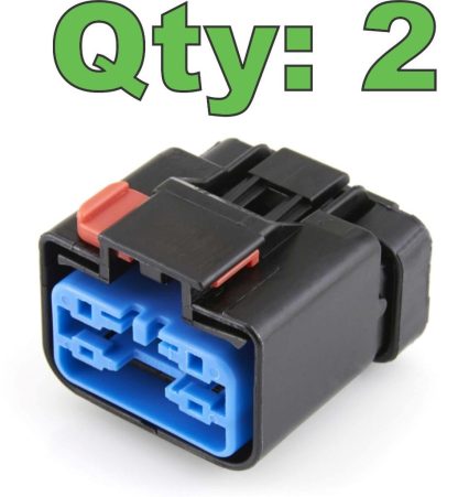 New Aptiv 54201009 Apex 2.8 10-Way Sealed Female Hybrid Connector, Black - New - Image 20