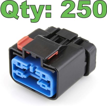 New Aptiv 54201009 Apex 2.8 10-Way Sealed Female Hybrid Connector, Black - New - Image 24