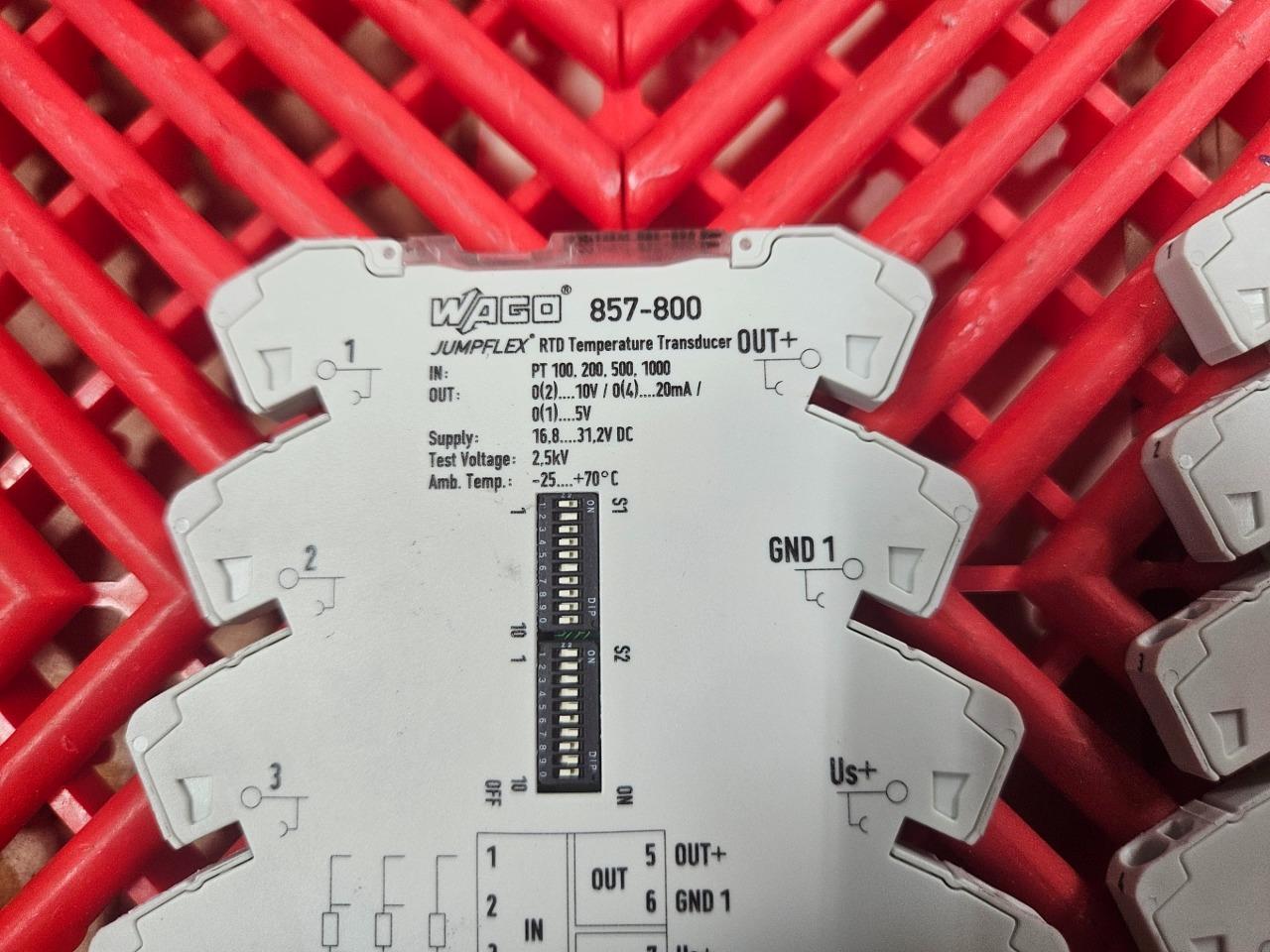 Wago 857-800 RTD Temperature Transducer Sensor - Used - Image 11
