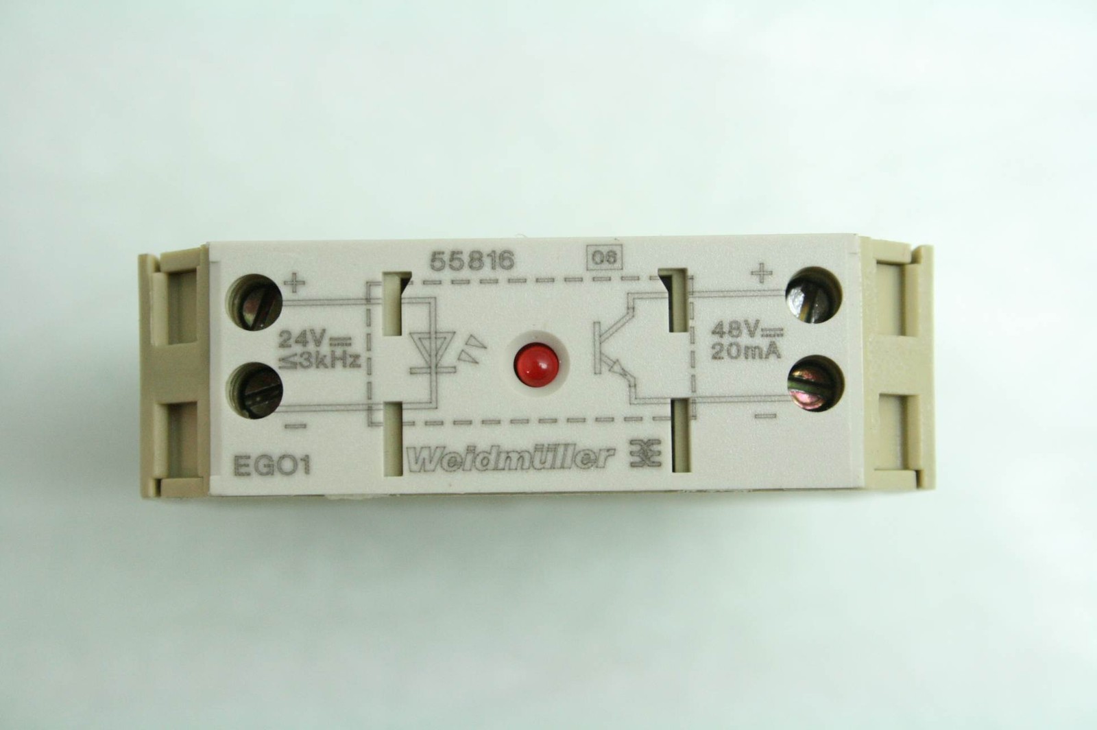 Weidmuller EGO1 55816 High Frequency Solid State Relay 24V DC In 48V @ 20mA - Used - Image 5