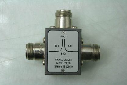 Wiltron Anritsu 11NF50 Type N RF 50 Ohm 6 dB Signal Divider 1MHz to 1500MHz Used 181903023874 4