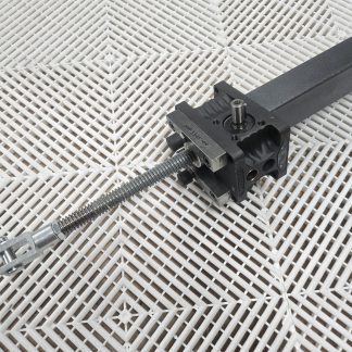 ZIMM ZE10SN-013 10 kN Worm Gear Screw Jack Actuator 7" Stroke - Used