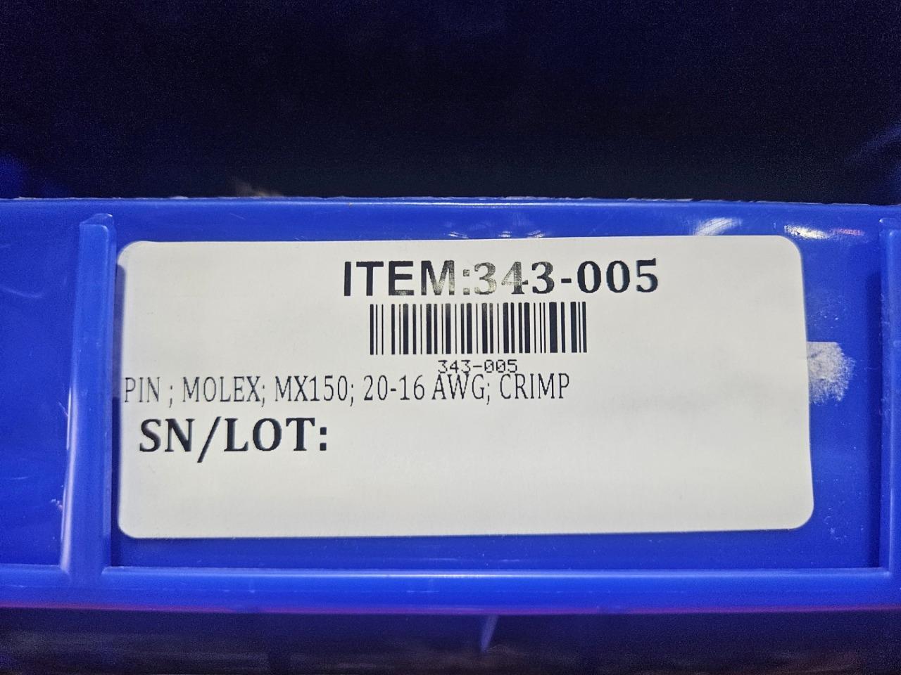 (10,000) New Molex 33000-1002 MX150 Pin Contacts 20-16 AWG - New - Image 6