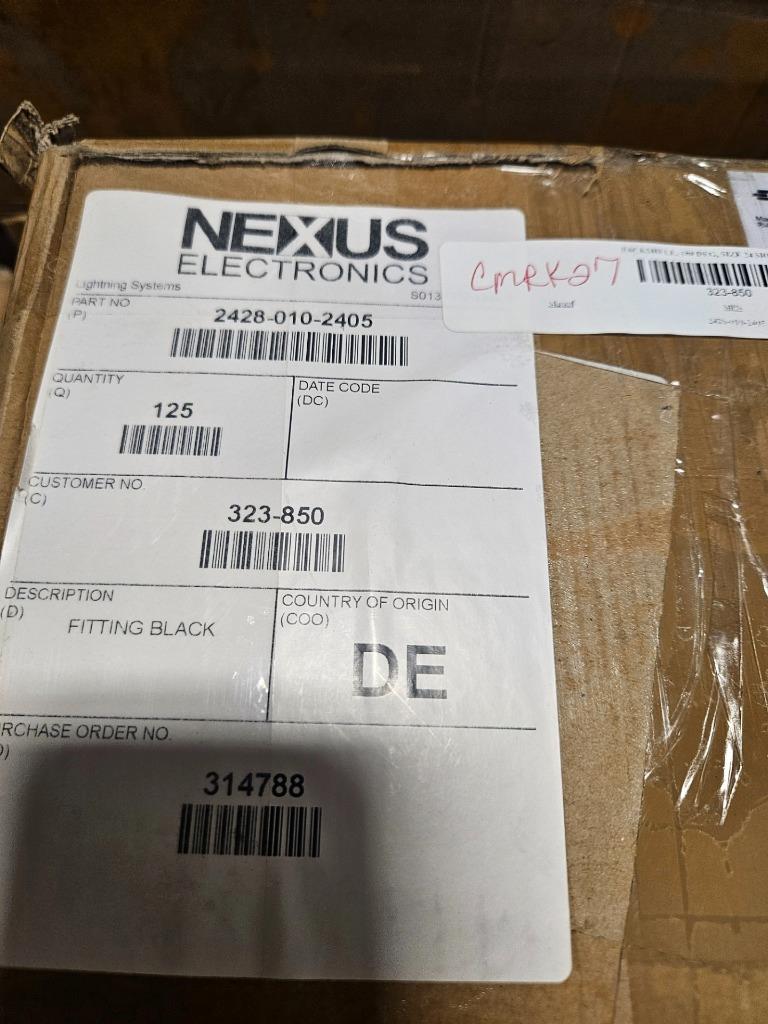 125 PC TE Connectivity Deutsch 2428-010-2405 Connector Backshell SZ24 Black - New - Image 8