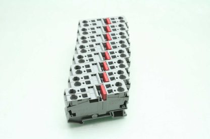 16 Phoenix Contact ST 6 Single Pole 6mm2 Terminal Blocks 600V 41A Jumpers New other see details 172649943005 14