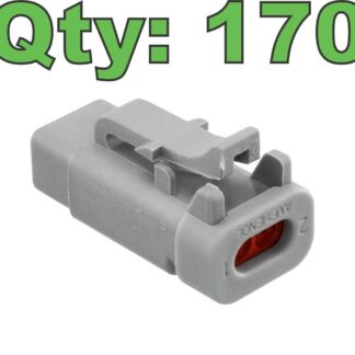 170 New Amphenol ATM06-2S-EC01 Connector 2 Position Endcap - New