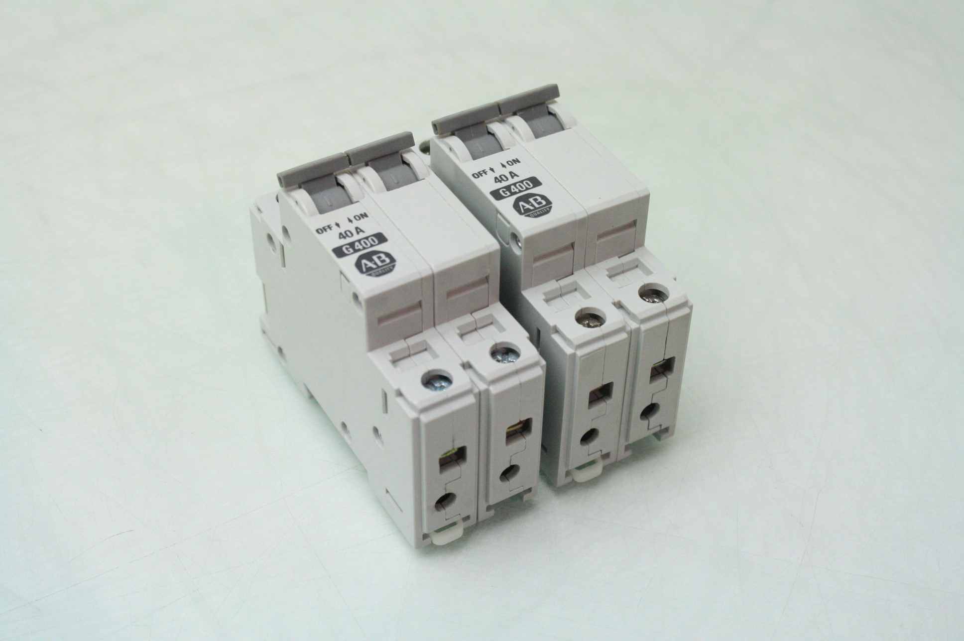 2 Allen-Bradley 1492-CB2-G400 Circuit Breakers 2 Pole 40 Amps 1492CB2G400 - Used - Image 8