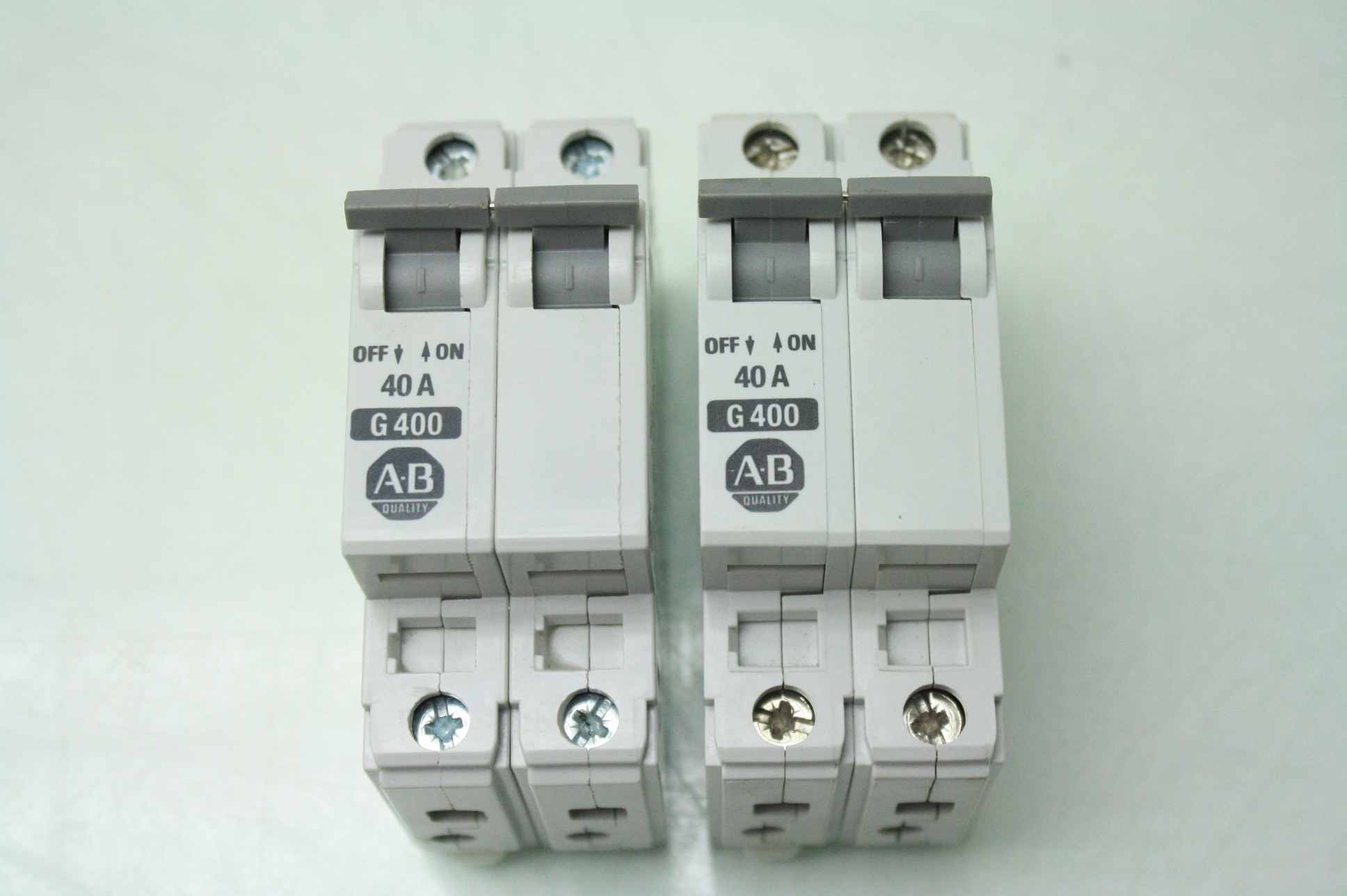 2 Allen-Bradley 1492-CB2-G400 Circuit Breakers 2 Pole 40 Amps 1492CB2G400 - Used - Image 9