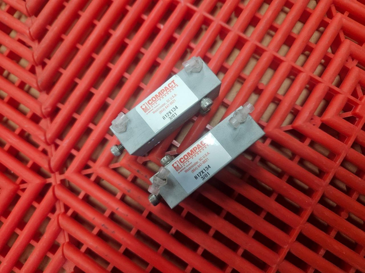 2 Compact B12X134 Compact Air Cylinders 12mm Bore x 45mm Stroke - Used - Image 10