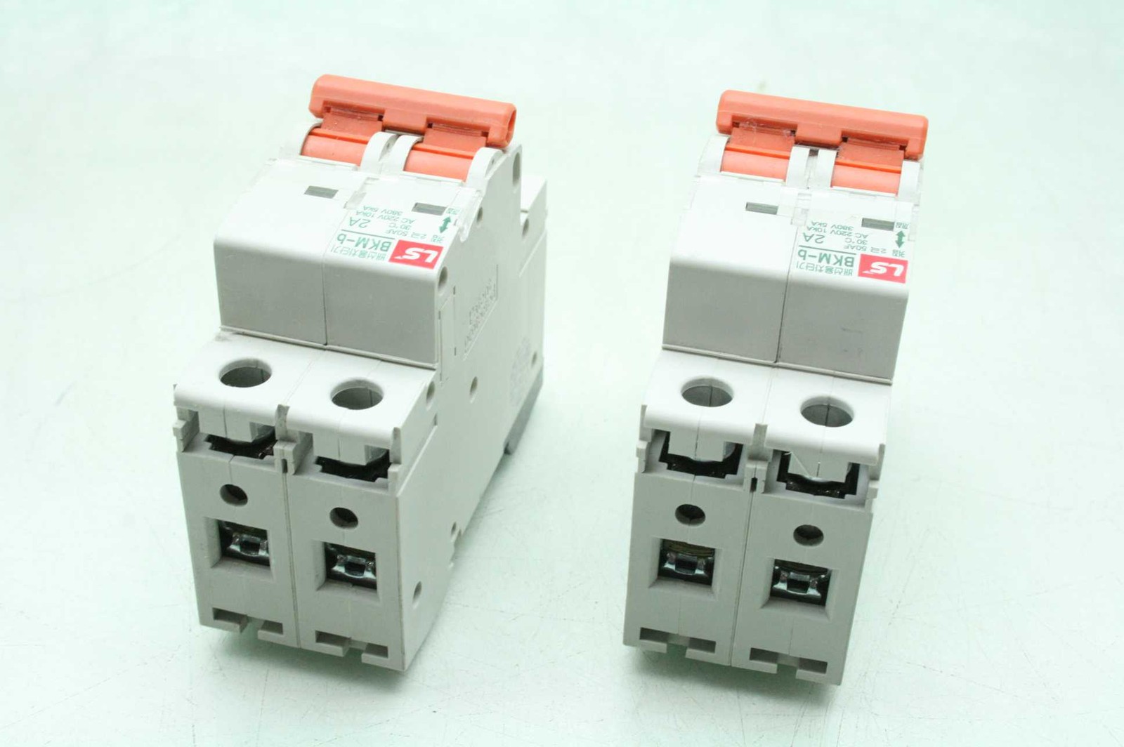 2 LS BKM-b Circuit Breakers, 2A, AC 220-380 V, 2 Pole - Used - Image 3