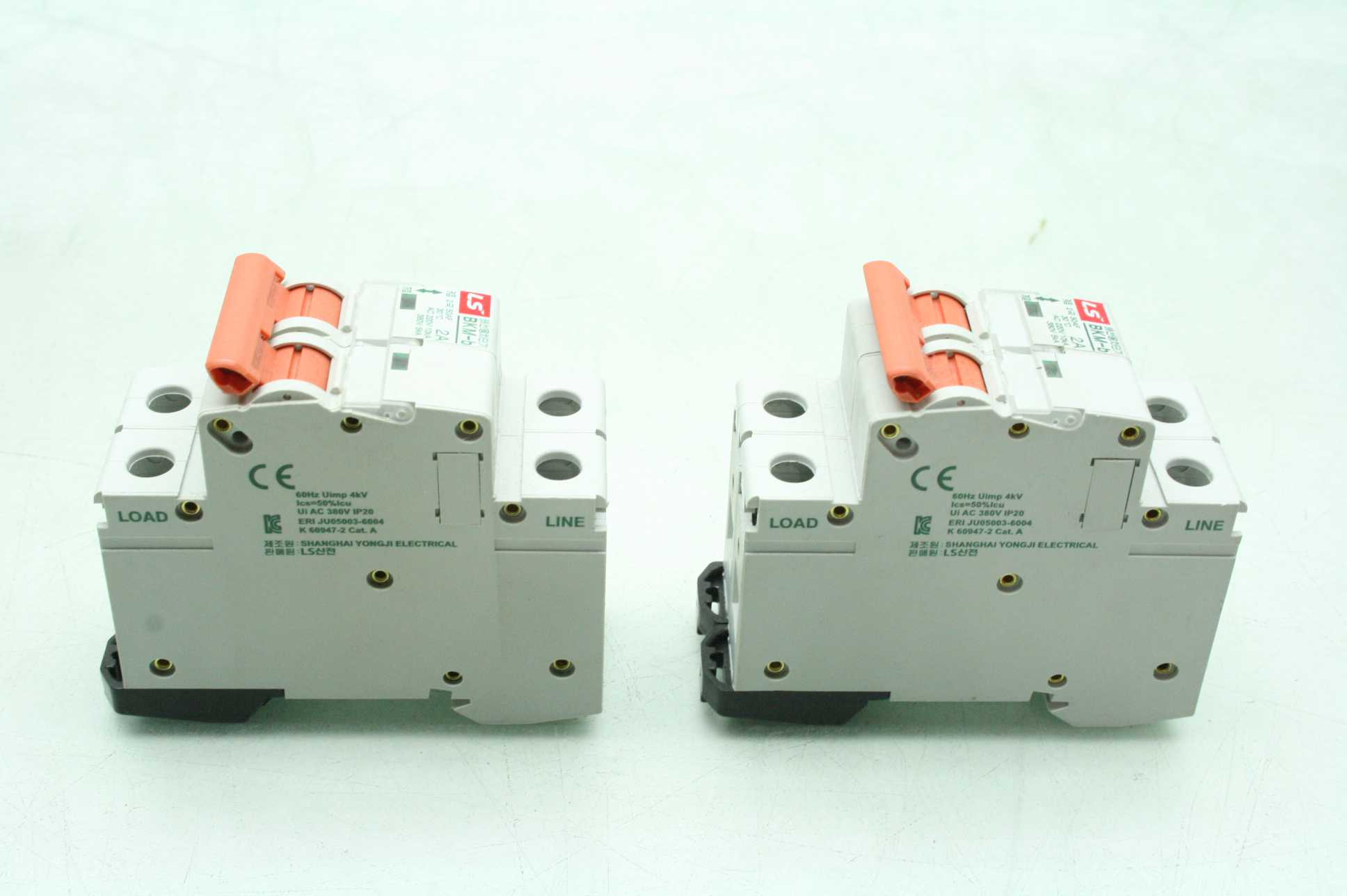 2 LS BKM-b Circuit Breakers, 2A, AC 220-380 V, 2 Pole - Used - Image 10