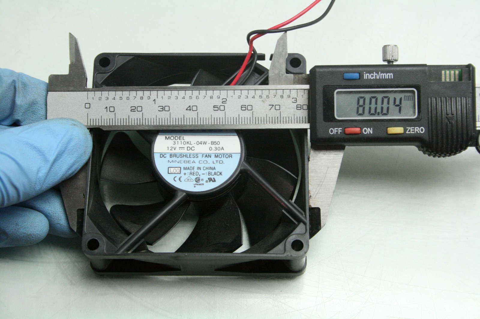 20 NMB 3110KL-04W-B50 DC Axial 80mm Frame Brushless Fan 12V DC - Used - Image 6