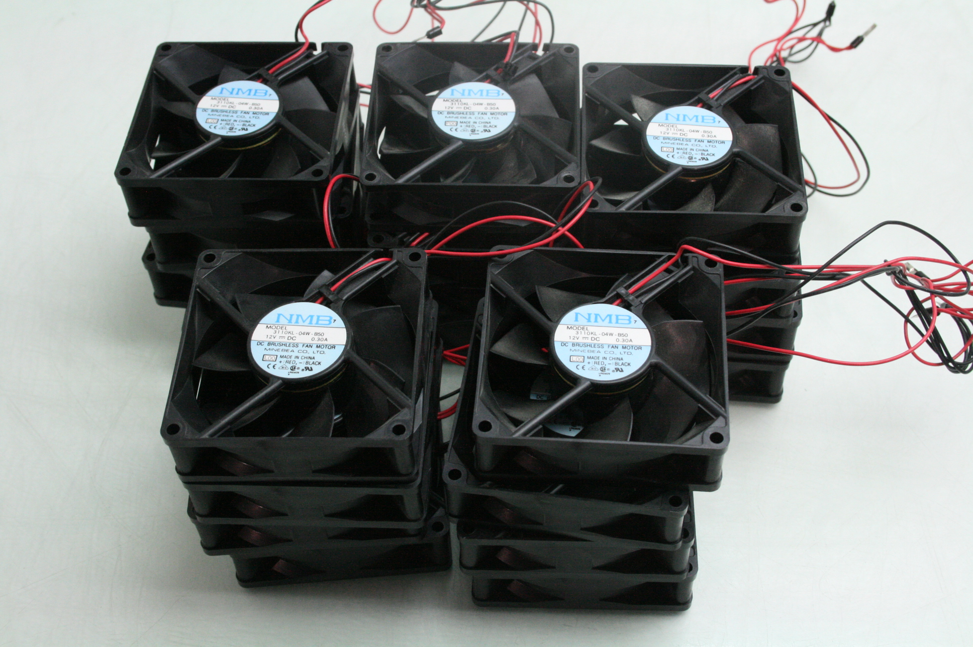 20 NMB 3110KL-04W-B50 DC Axial 80mm Frame Brushless Fan 12V DC - Used - Image 9