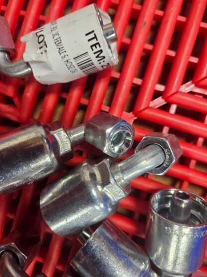 (22) Parker 13943-6-6 Hydraulic Hose Fitting 3/8" Hose X 3/8" Female JIC Swivel - New - Image 11