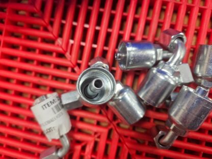 (22) Parker 13943-6-6 Hydraulic Hose Fitting 3/8" Hose X 3/8" Female JIC Swivel - New - Image 12