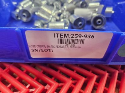 (22) Parker 13943-6-6 Hydraulic Hose Fitting 3/8" Hose X 3/8" Female JIC Swivel - New - Image 3