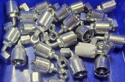 (22) Parker 13943-6-6 Hydraulic Hose Fitting 3/8" Hose X 3/8" Female JIC Swivel - New - Image 8