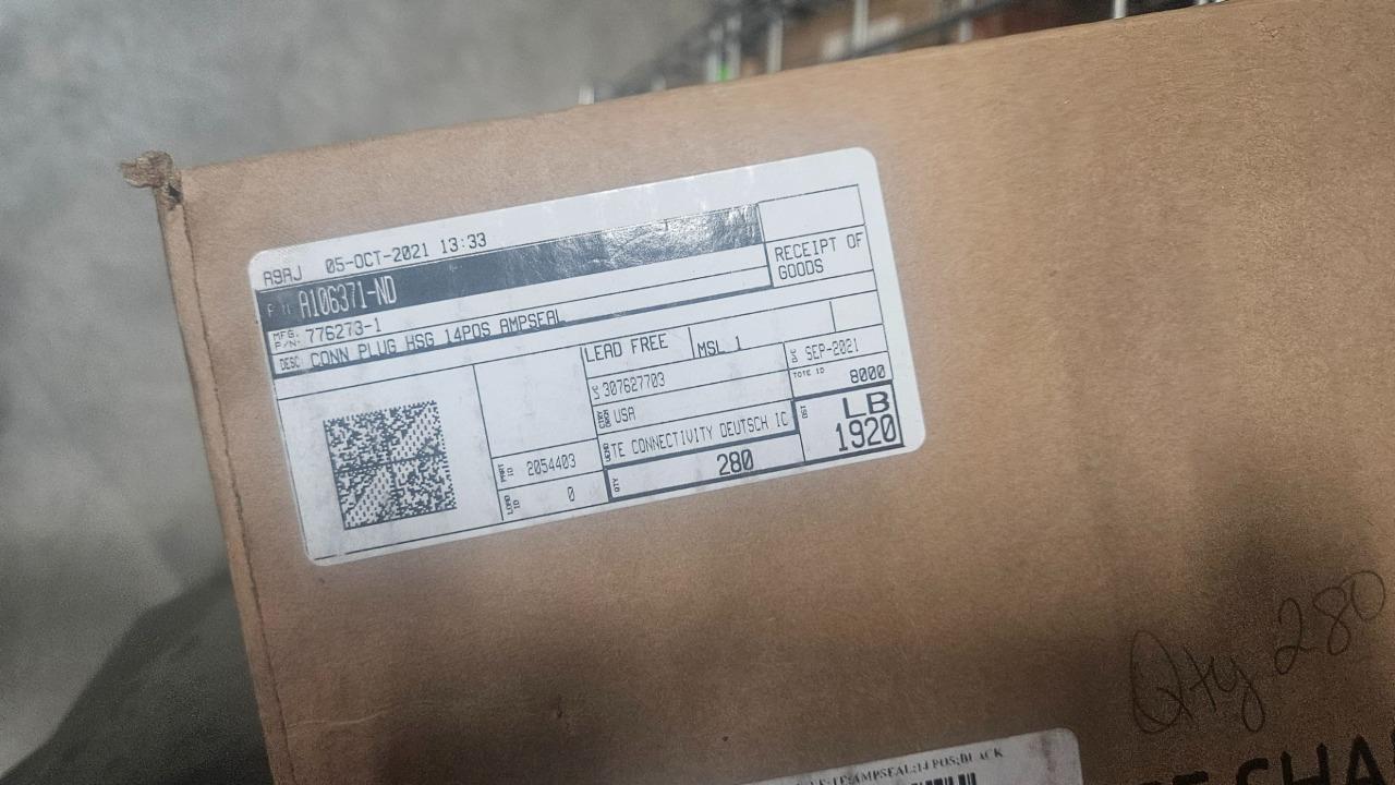 (280) New TE Connectivity / Deutsch 776273-1 AMPSEAL 14 Pos Connector - New - Image 9