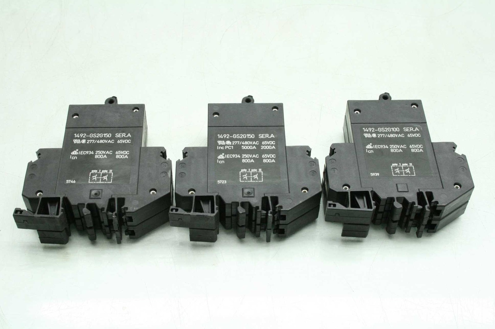 3 Allen Bradley 1492-GS2G Circuit Breakers / 10-15A / 2 Pole - Used - Image 4