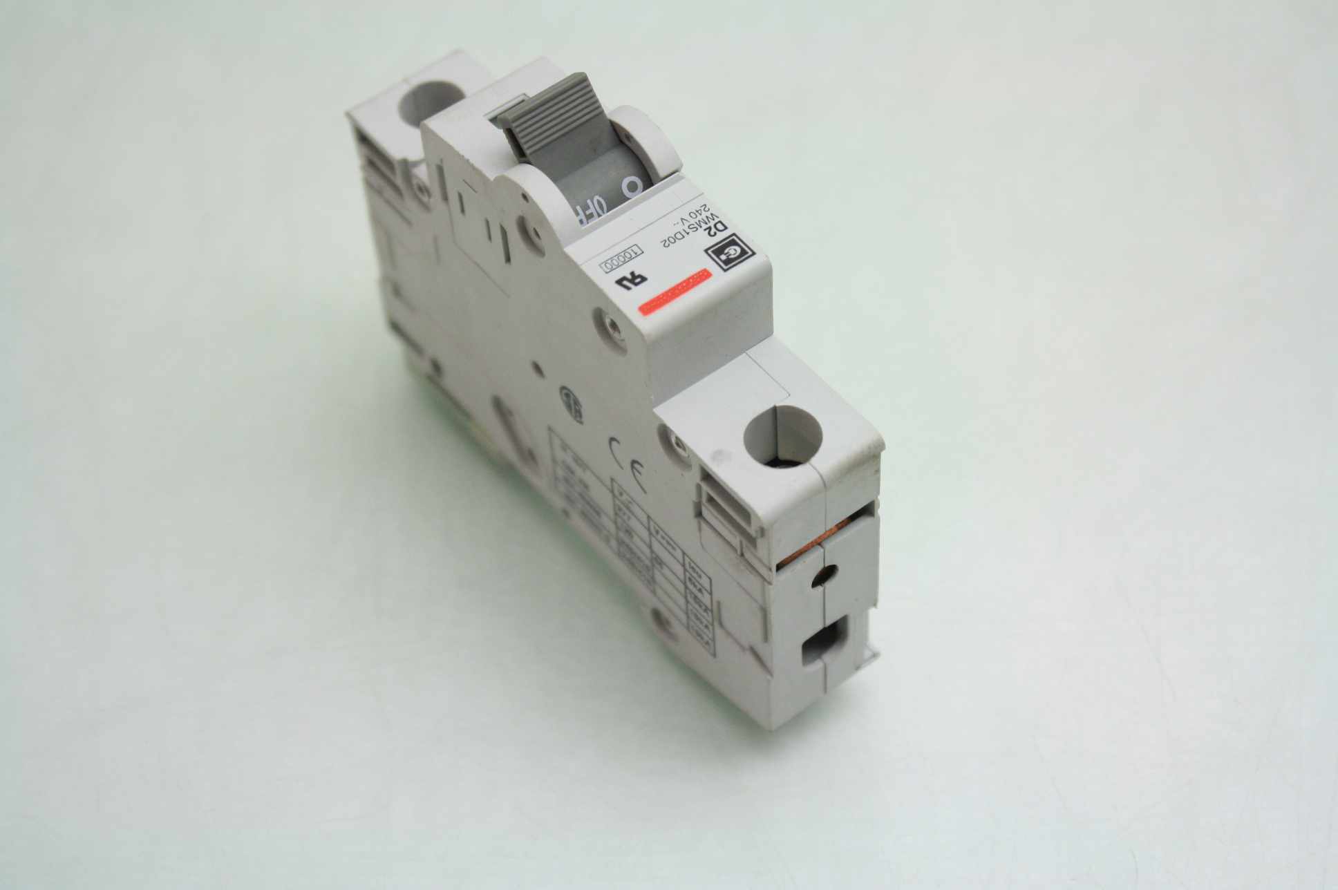 3 Cutler Hammer WMS1D02 Single Pole Circuit Breakers 240V / 2 Amps - Used - Image 14
