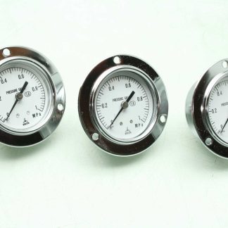 3 Weston 1.6 Pressure Gauge, 1/4" Thread Fitting, 0.2 - 1 MPa - Used