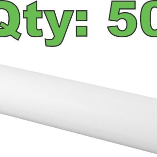 (50) New Polypropylene 1/4" Unthreaded Spacers 1/2" OD, 2-1/4" Long 94729A311 - New